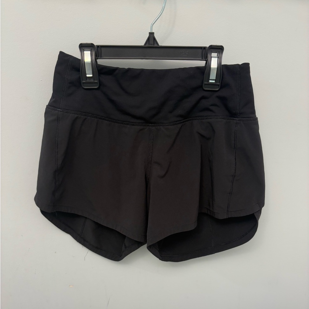 Black Lululemon speed up shorts size 0 2.5 inch